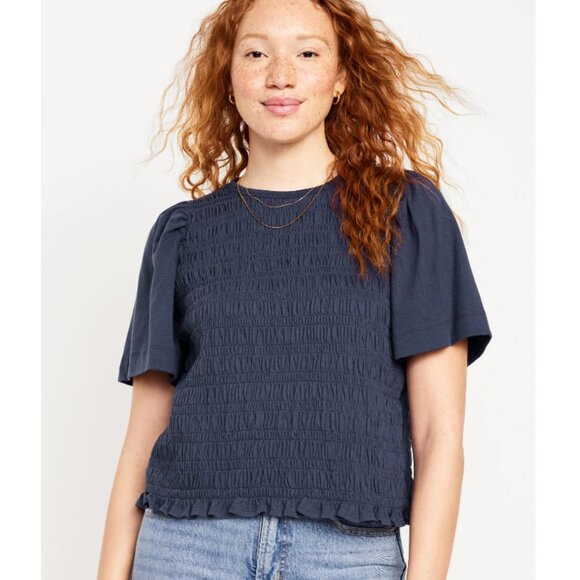 Old Navy Smocked Top - Picture 1 of 5